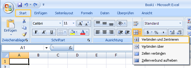 Interaktives Referenzhandbuch: Befehle in Excel 2003 und Excel 2007 im Vergleich